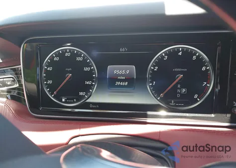 2017 Mercedes-Benz S 550 4Matic из США, поврежденный, VIN WDDXJ8FBXHA030539